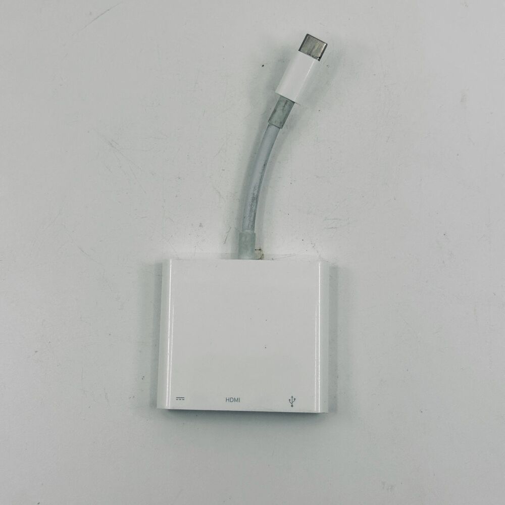 Apple USB-C Digital AV Multiport Adapter A2119 MUF82AM/A HDMI 4K60 HDR USB-A